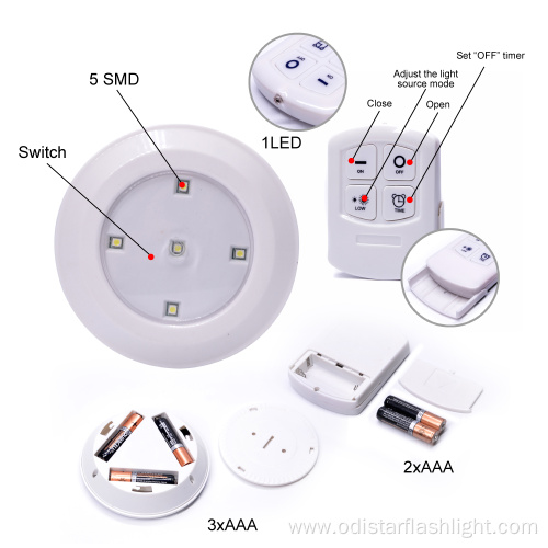 5 SMD remote control cabinet LED light